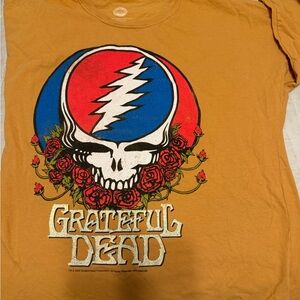 Grateful Dead Women's Orange Short Sleeve Tee